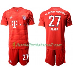 Fußballtrikots FC Bayern München ALABA 27 Kinder 2019-2020 Kurzarm Heimtrikotsatz kaufen